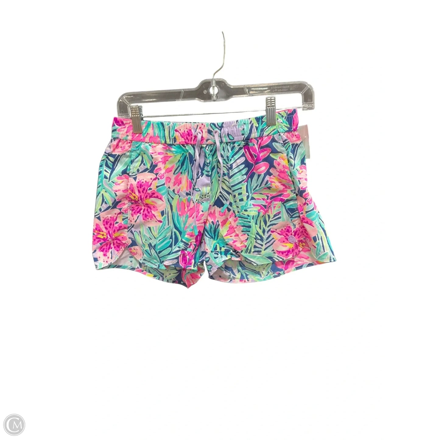 Shorts Designer By Lilly Pulitzer In Green & Pink, Size: Xs