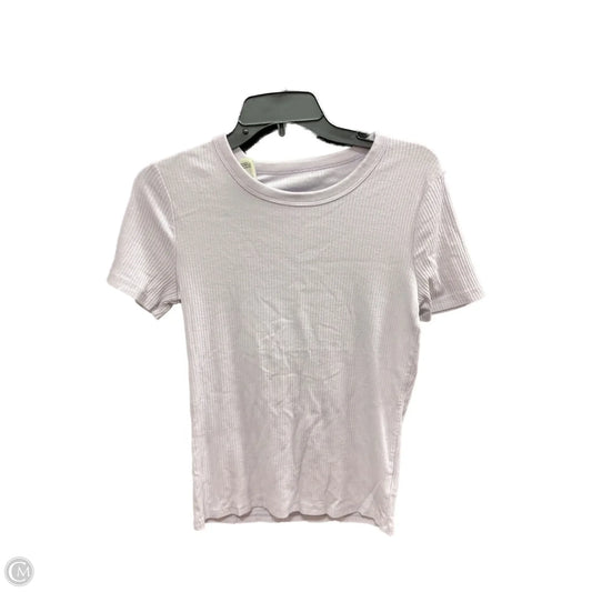 Top Short Sleeve Basic By A New Day In Purple, Size: M