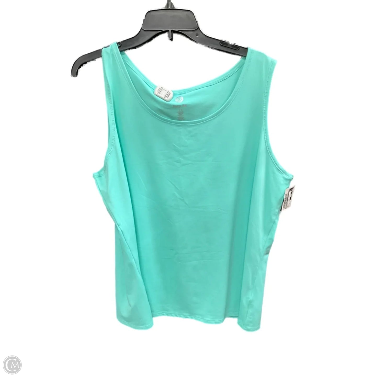 Top Sleeveless By Ruby Rd In Green, Size: 1x