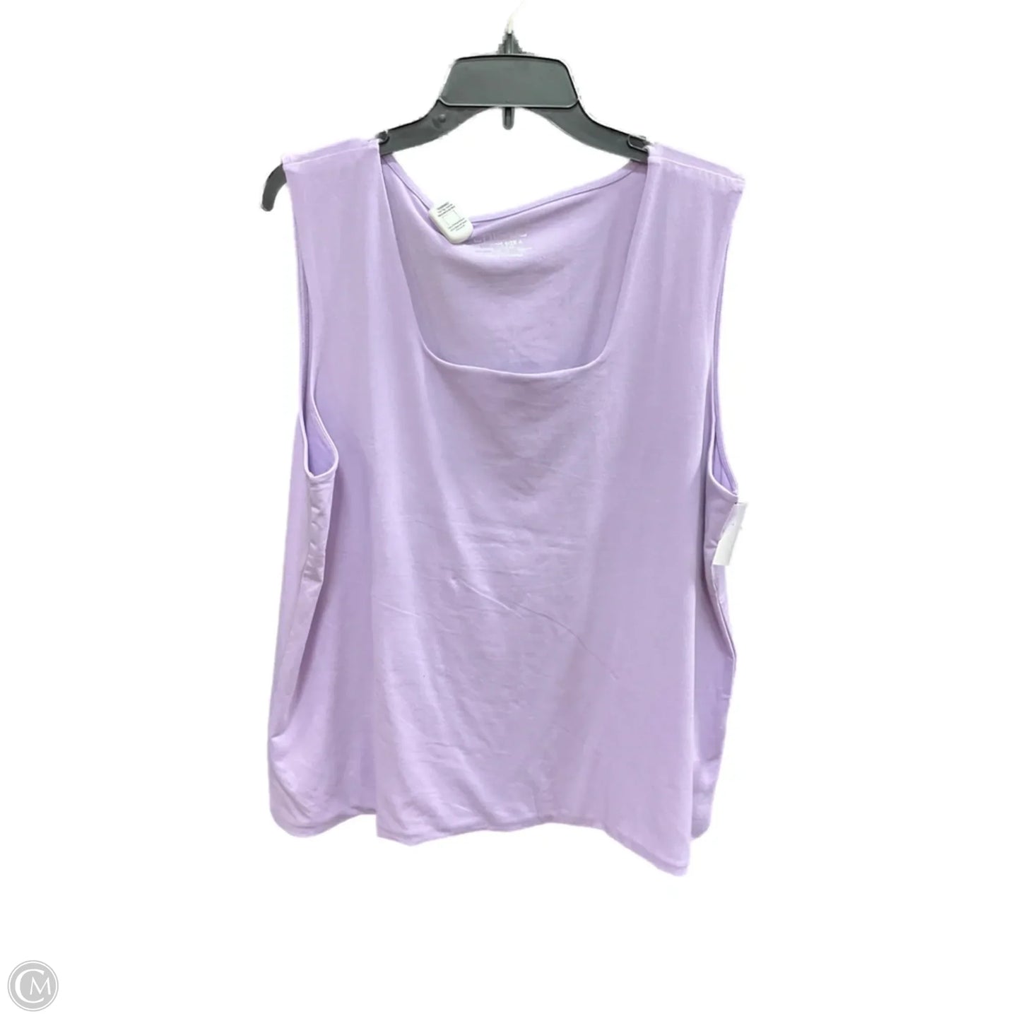 Top Sleeveless By Chicos In Purple, Size: Xxl