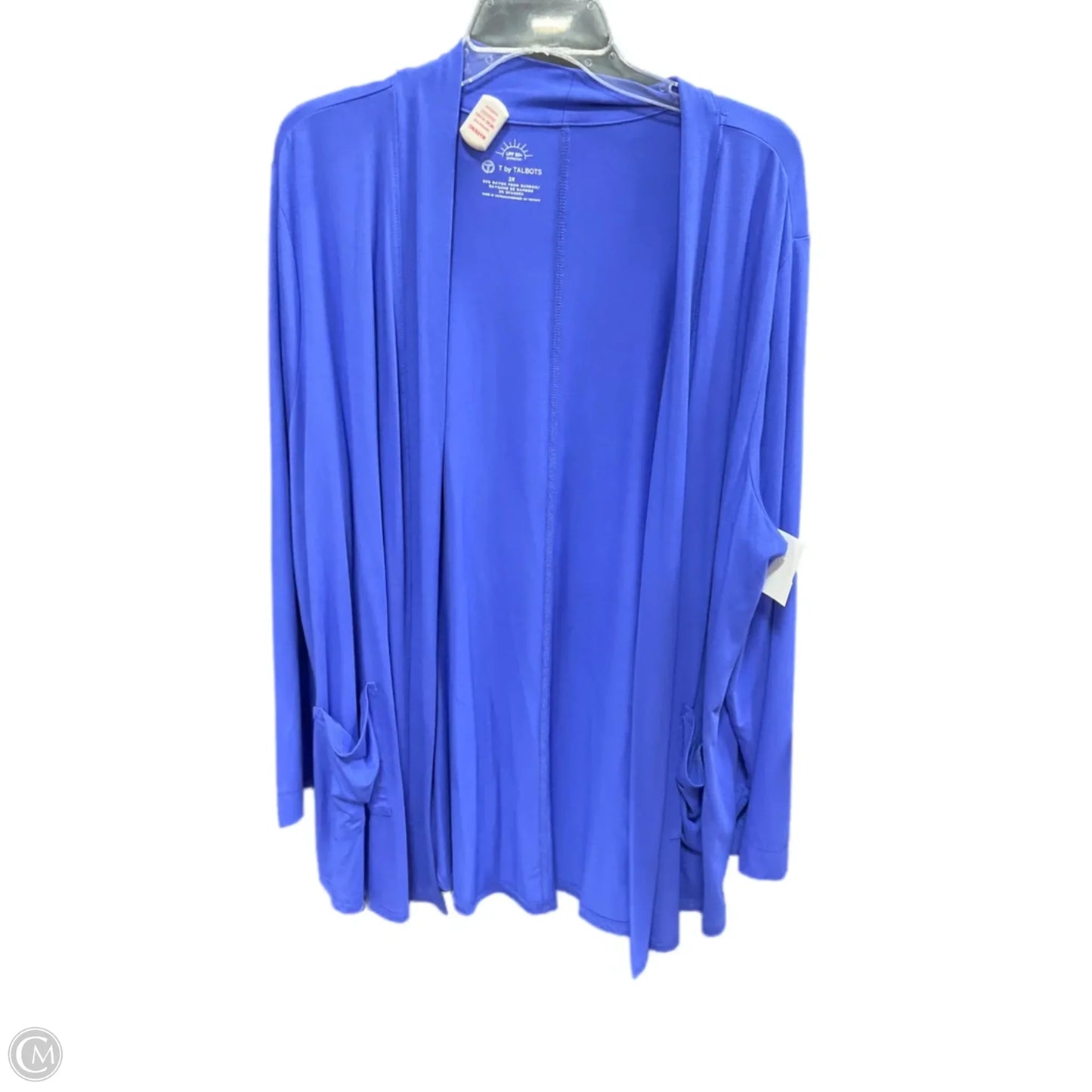 Cardigan By Talbots In Blue, Size: 2x