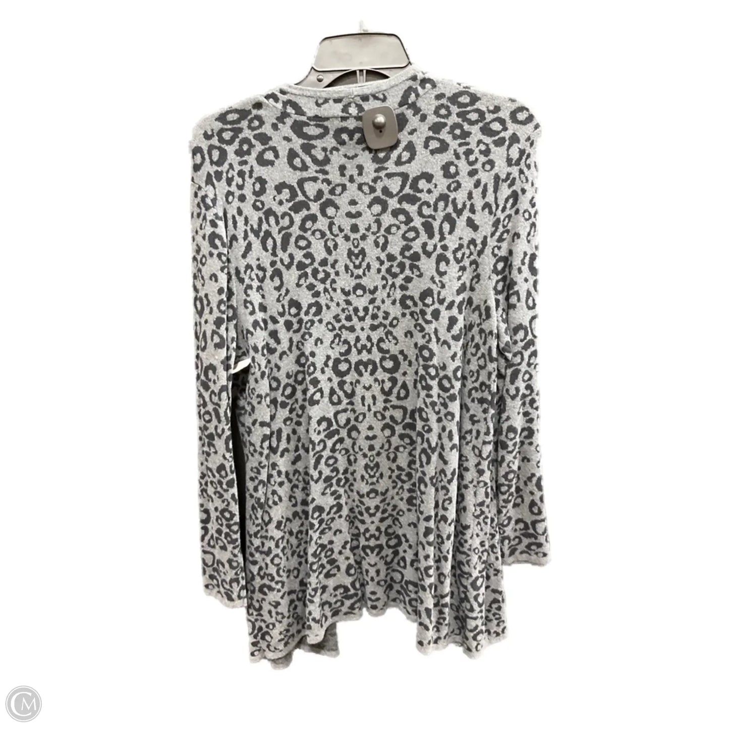 Cardigan By Jm Collections In Animal Print, Size: Xlp