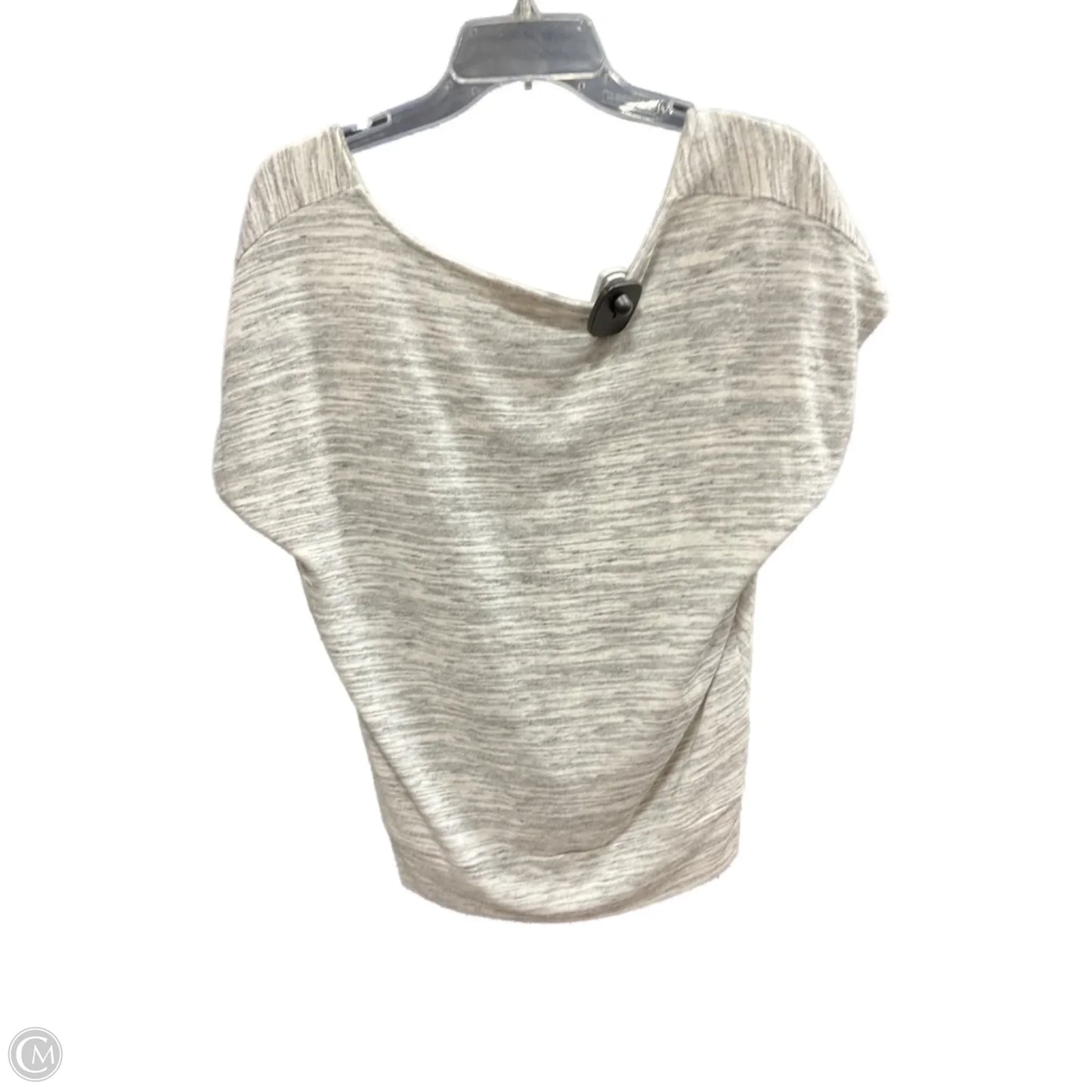 Top Sleeveless By Express In Grey & White, Size: S