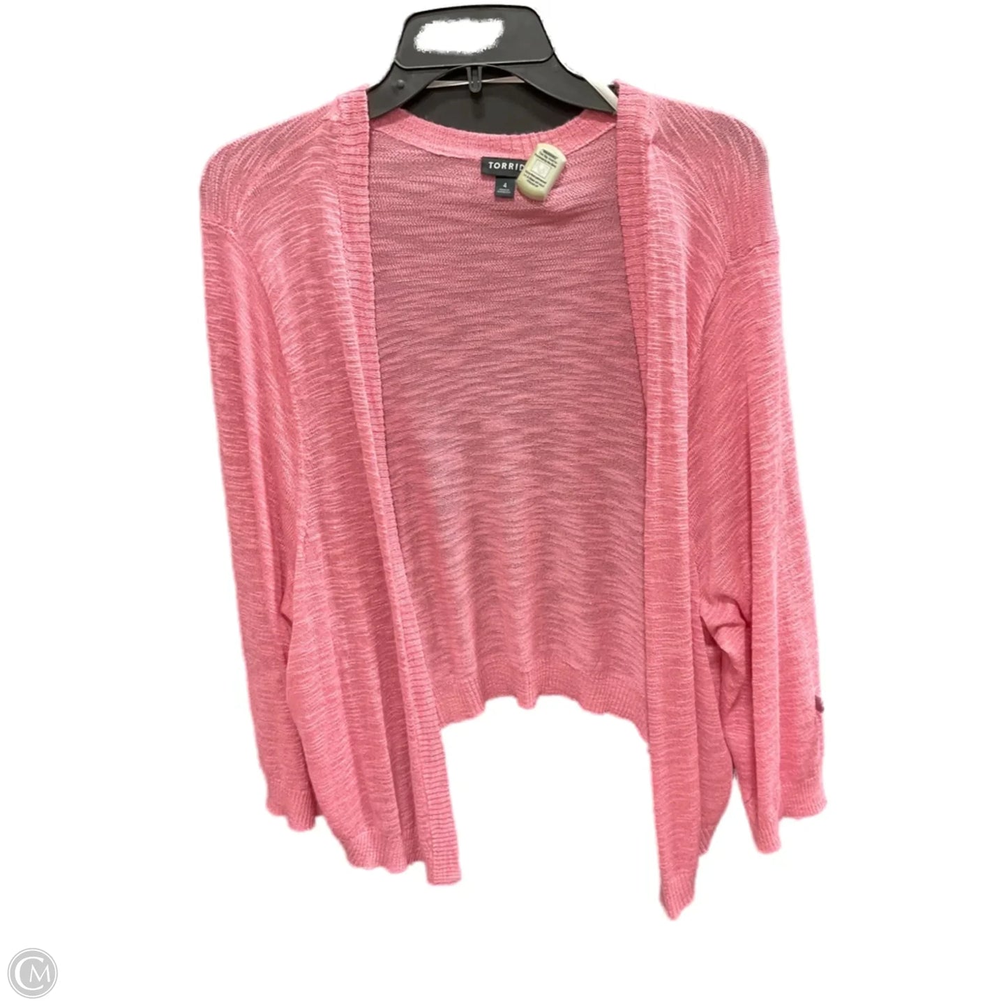 Cardigan By Torrid In Pink, Size: 3x