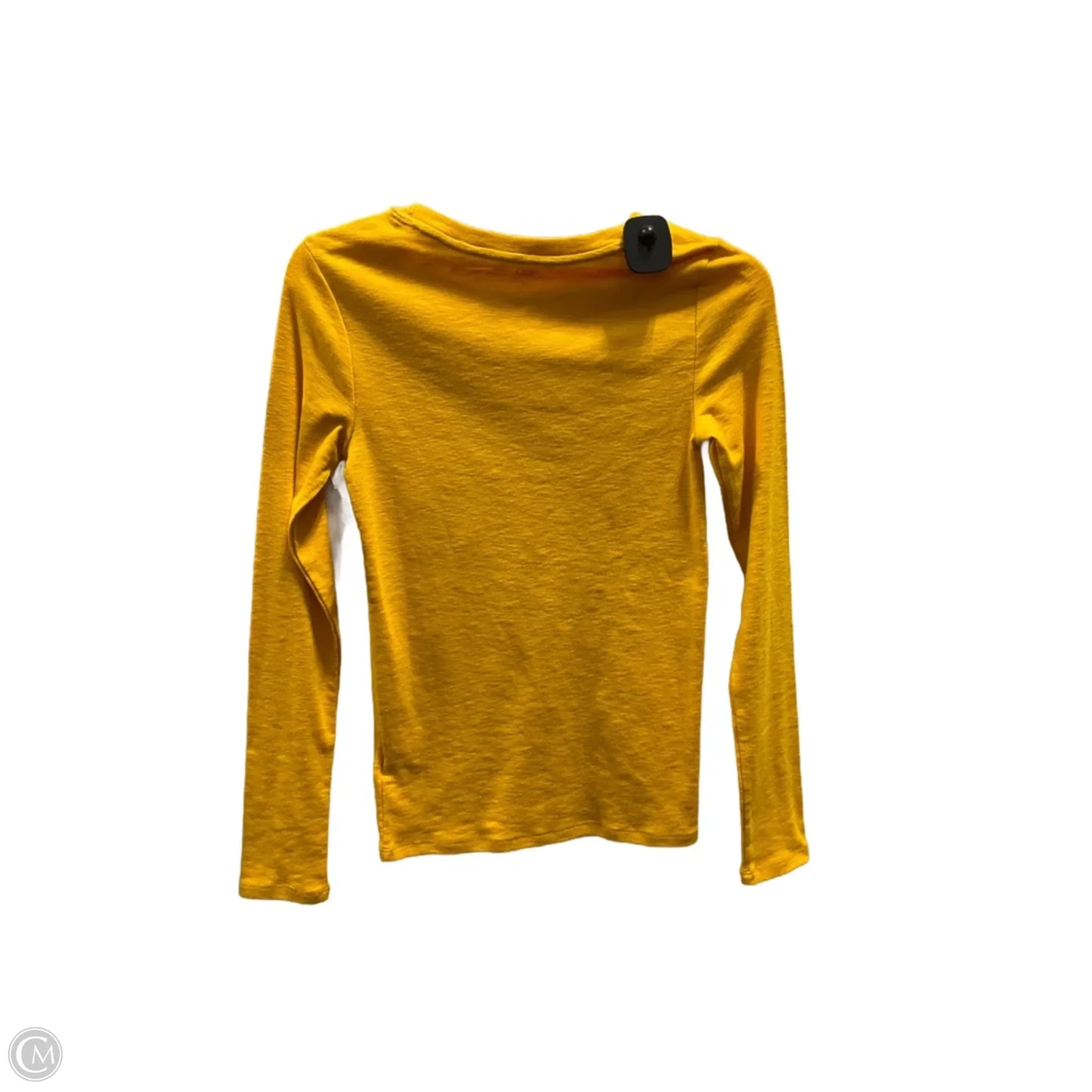 Top Long Sleeve By Gap In Yellow, Size: Xs