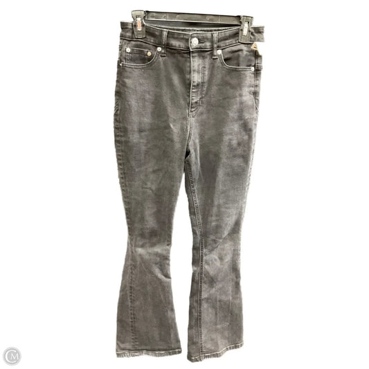 Jeans Flared By Asos In Black Denim, Size: 6