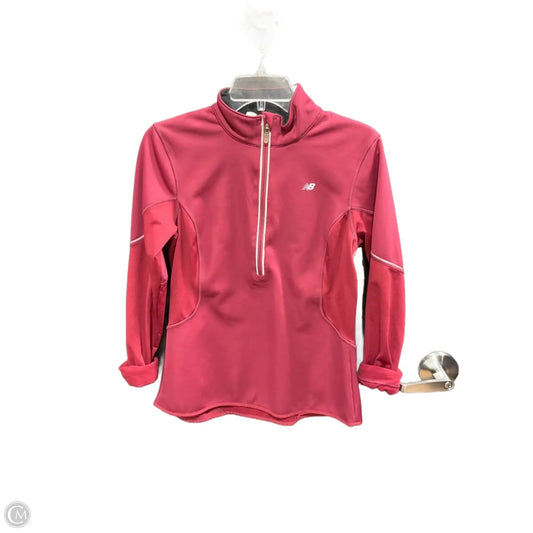 Athletic Jacket By New Balance In Red, Size: M