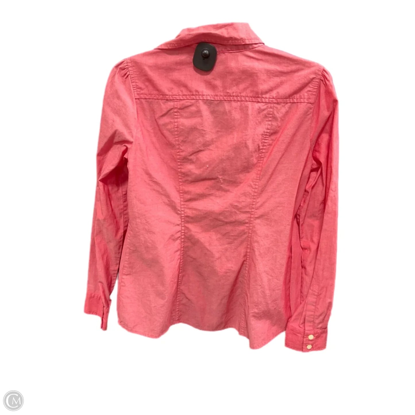 Blouse Long Sleeve By Banana Republic In Red, Size: 6