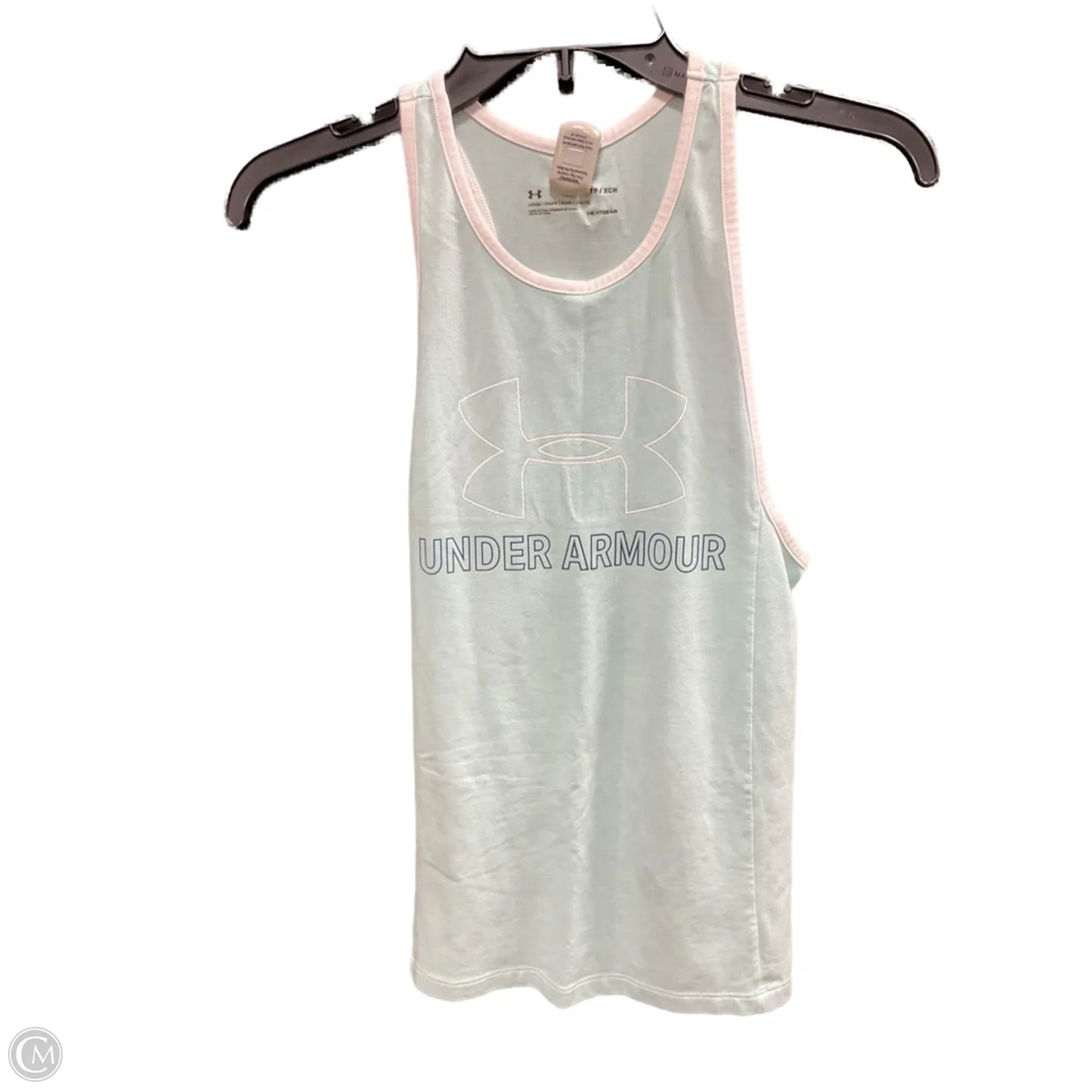 Athletic Tank Top By Under Armour In Teal, Size: S