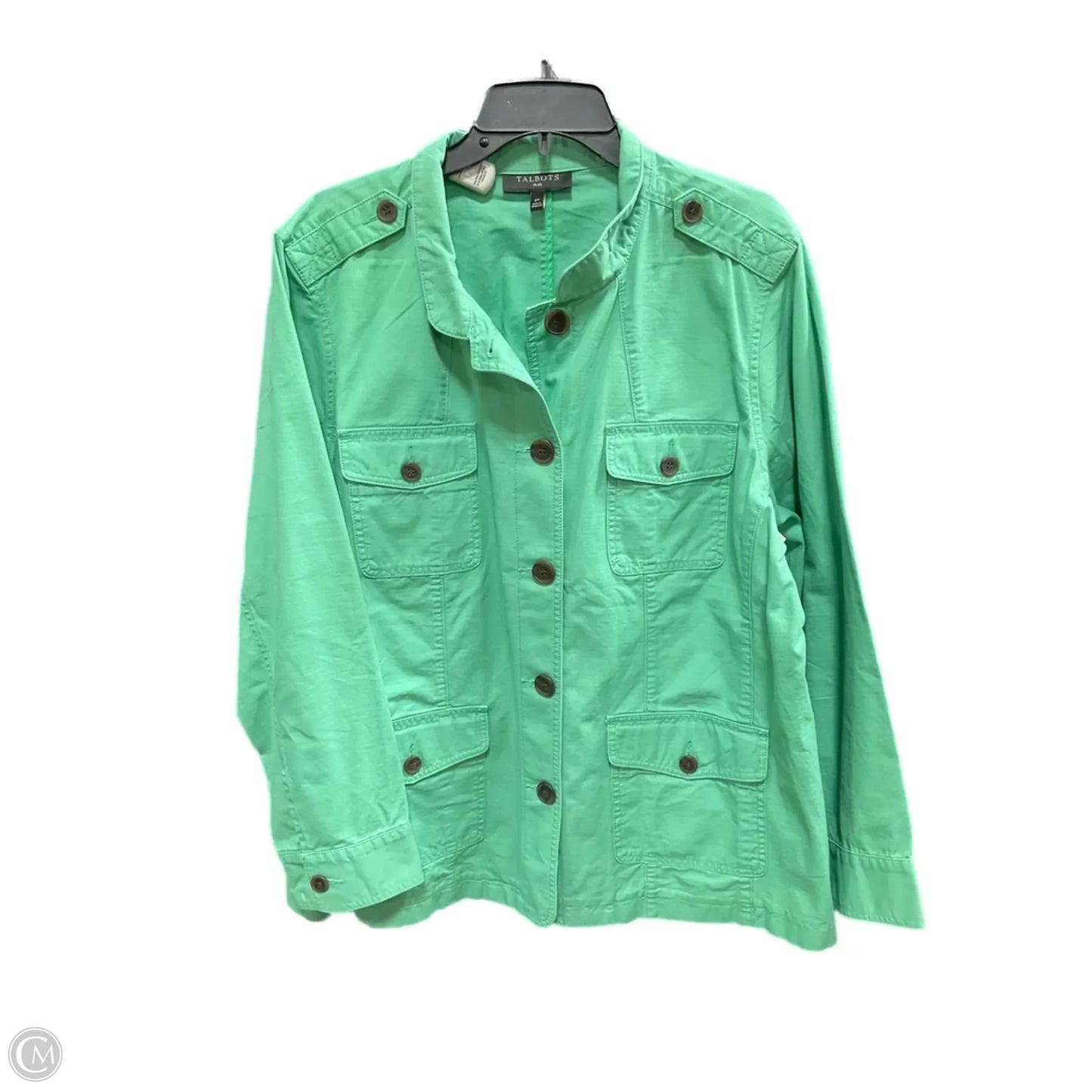 Jacket Other By Talbots In Green, Size: 2x