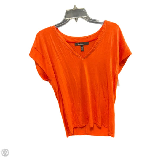 Top Short Sleeve By White House Black Market In Orange, Size: S