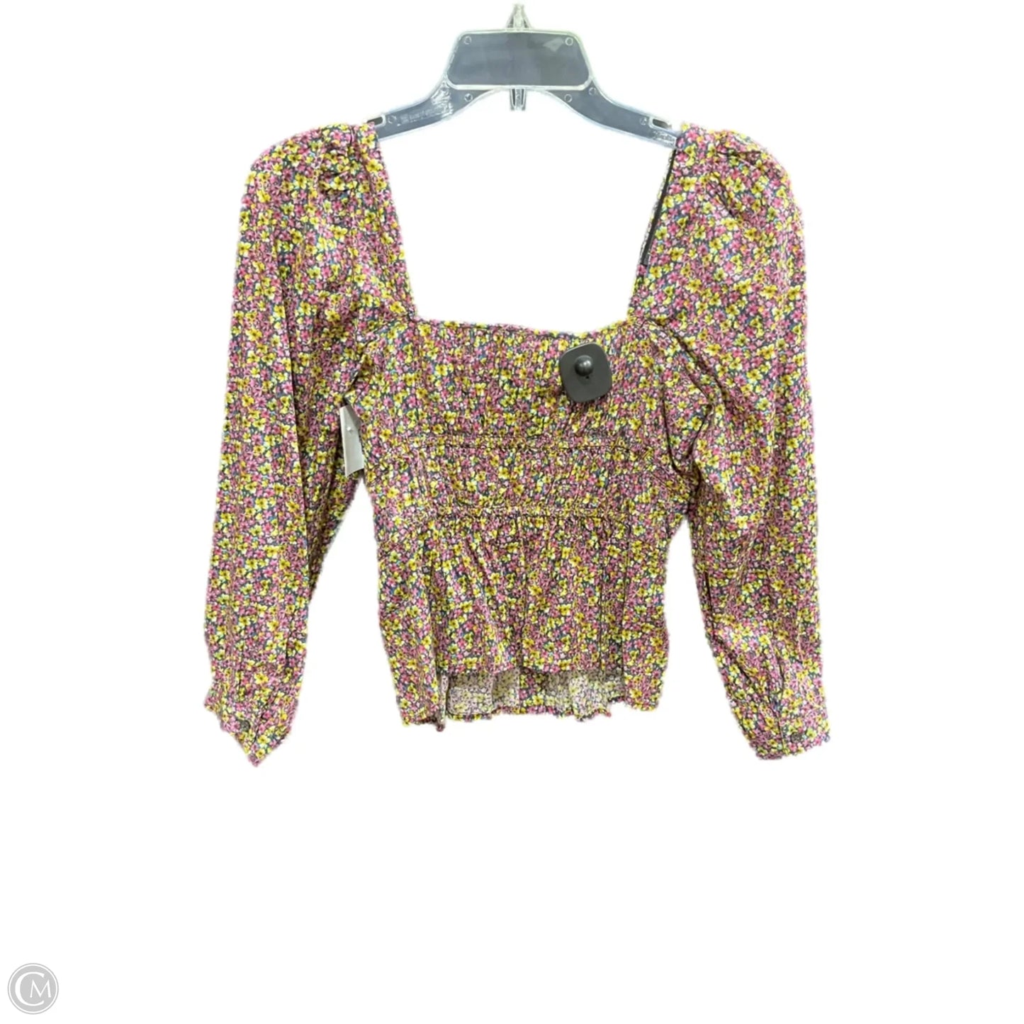 Top Long Sleeve By J. Crew In Floral Print, Size: 2