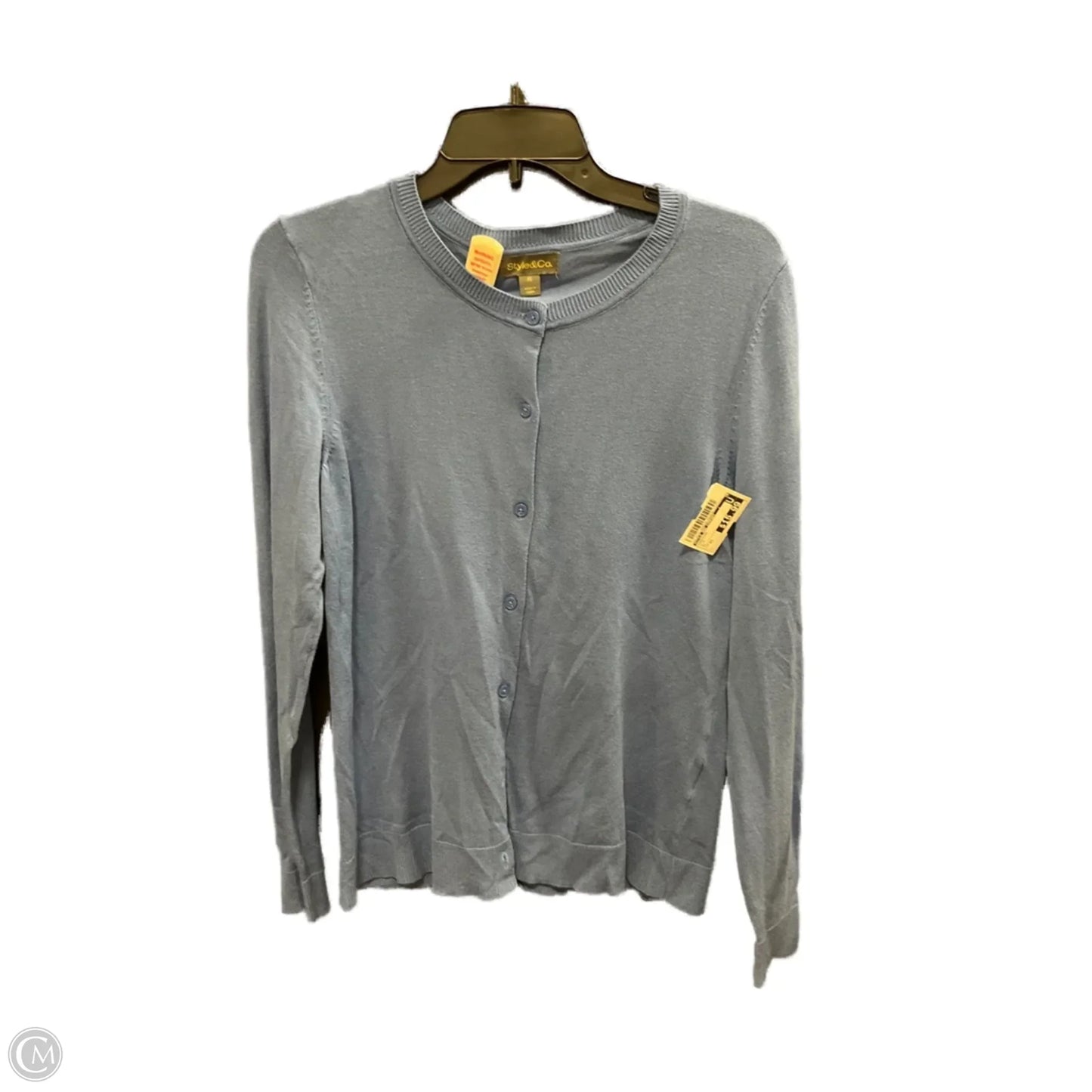 Cardigan By Style And Company In Blue, Size: Xs