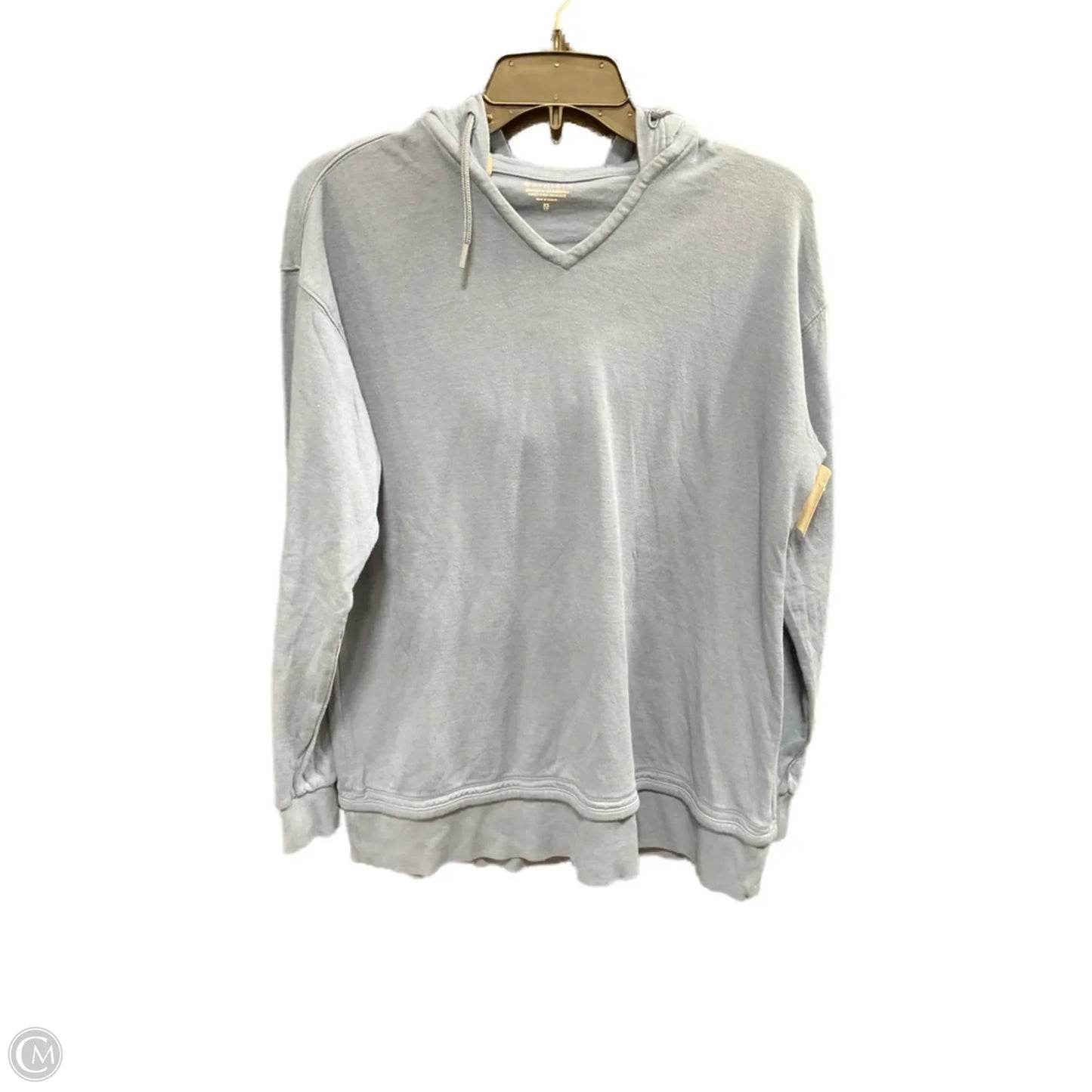 Athletic Top Long Sleeve Hoodie By Athleta In Blue, Size: Xs