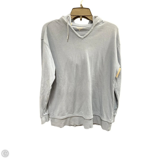 Athletic Top Long Sleeve Hoodie By Athleta In Blue, Size: Xs