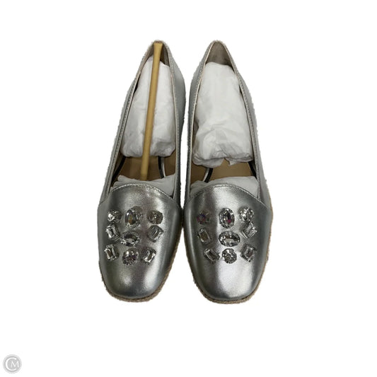 Shoes Designer By Judith Ripka In Silver, Size: 8.5