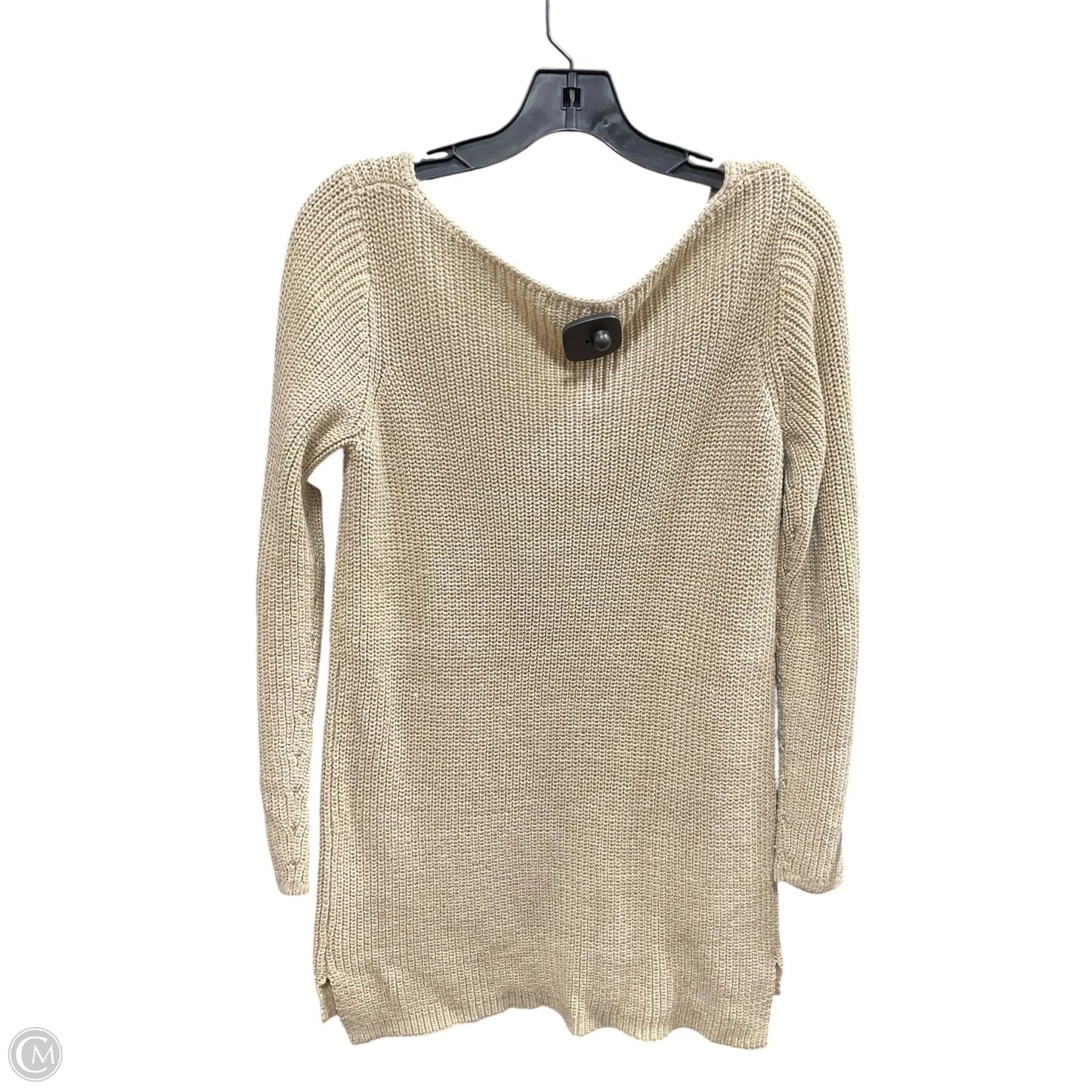Sweater By Merona In Tan, Size: L