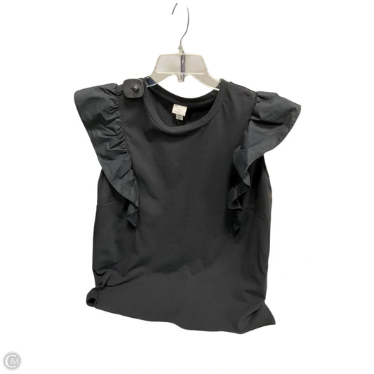 Top Short Sleeve By A New Day In Black, Size: Xxl