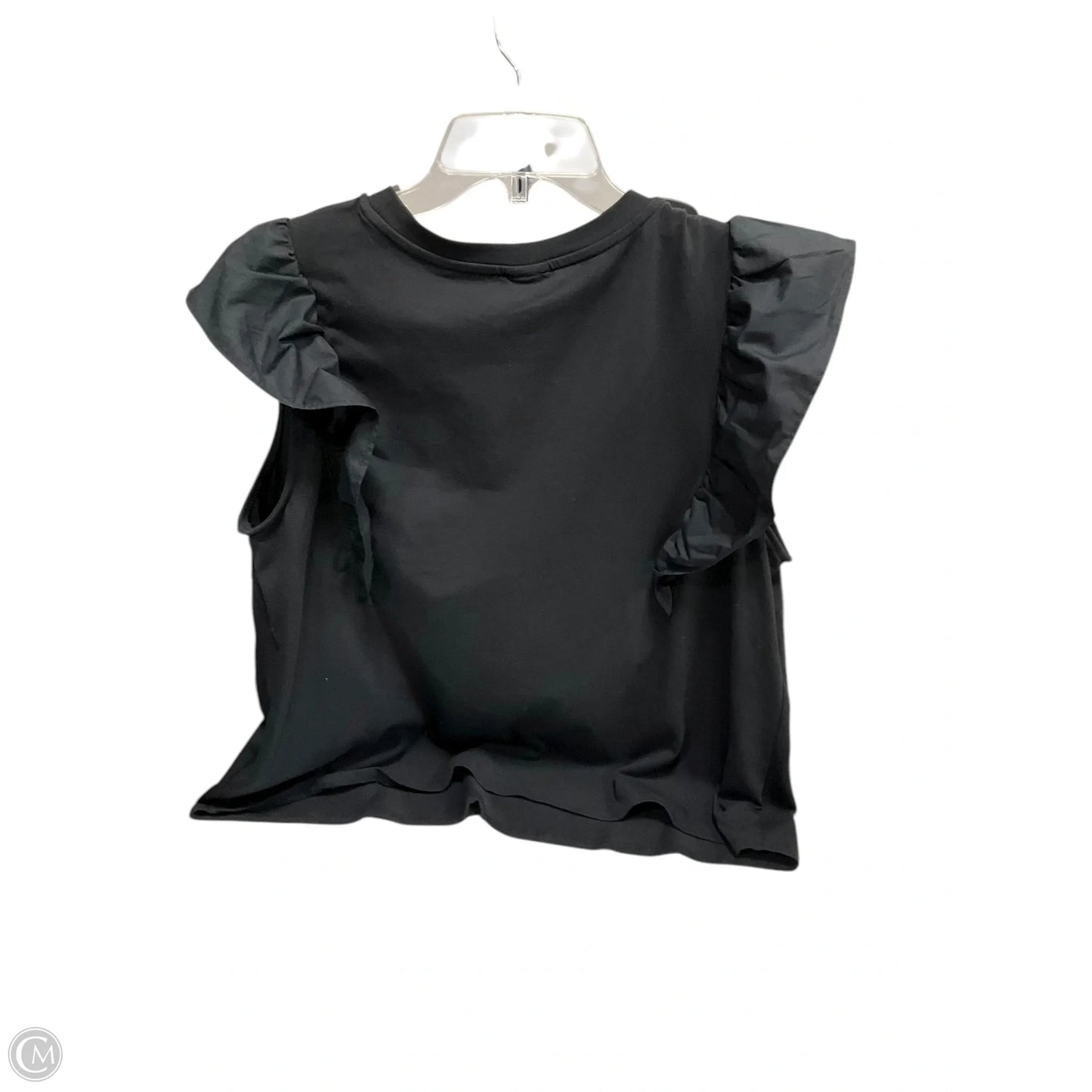Top Short Sleeve By A New Day In Black, Size: Xxl