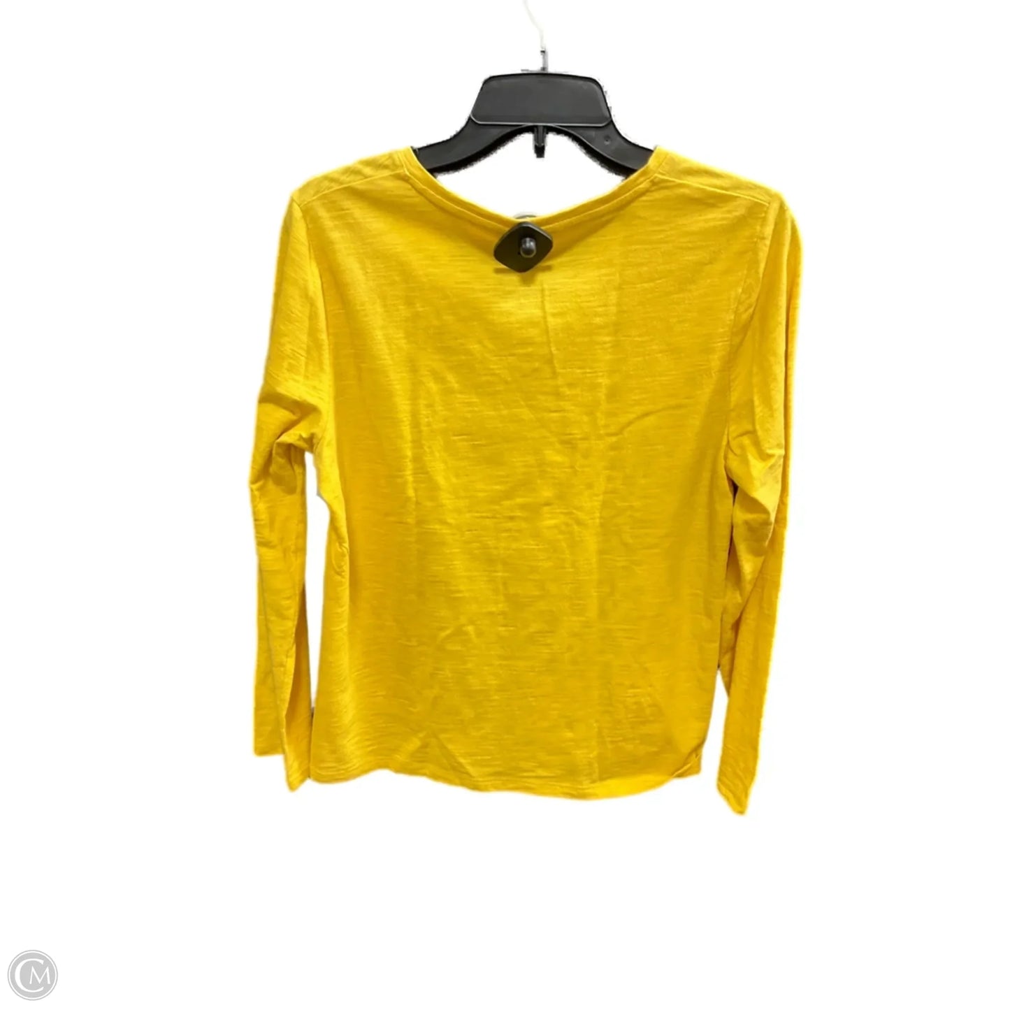 Top Long Sleeve By Talbots In Yellow, Size: Lp