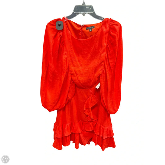Dress Casual Short By Express In Orange, Size: S