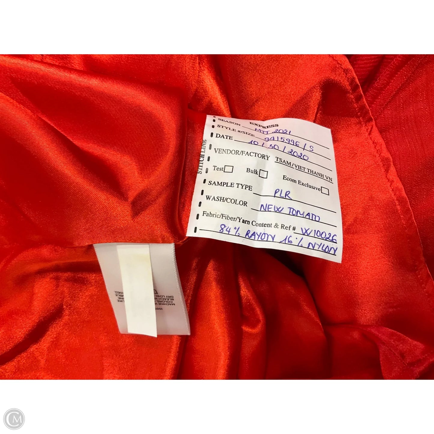 Dress Casual Short By Express In Orange, Size: S