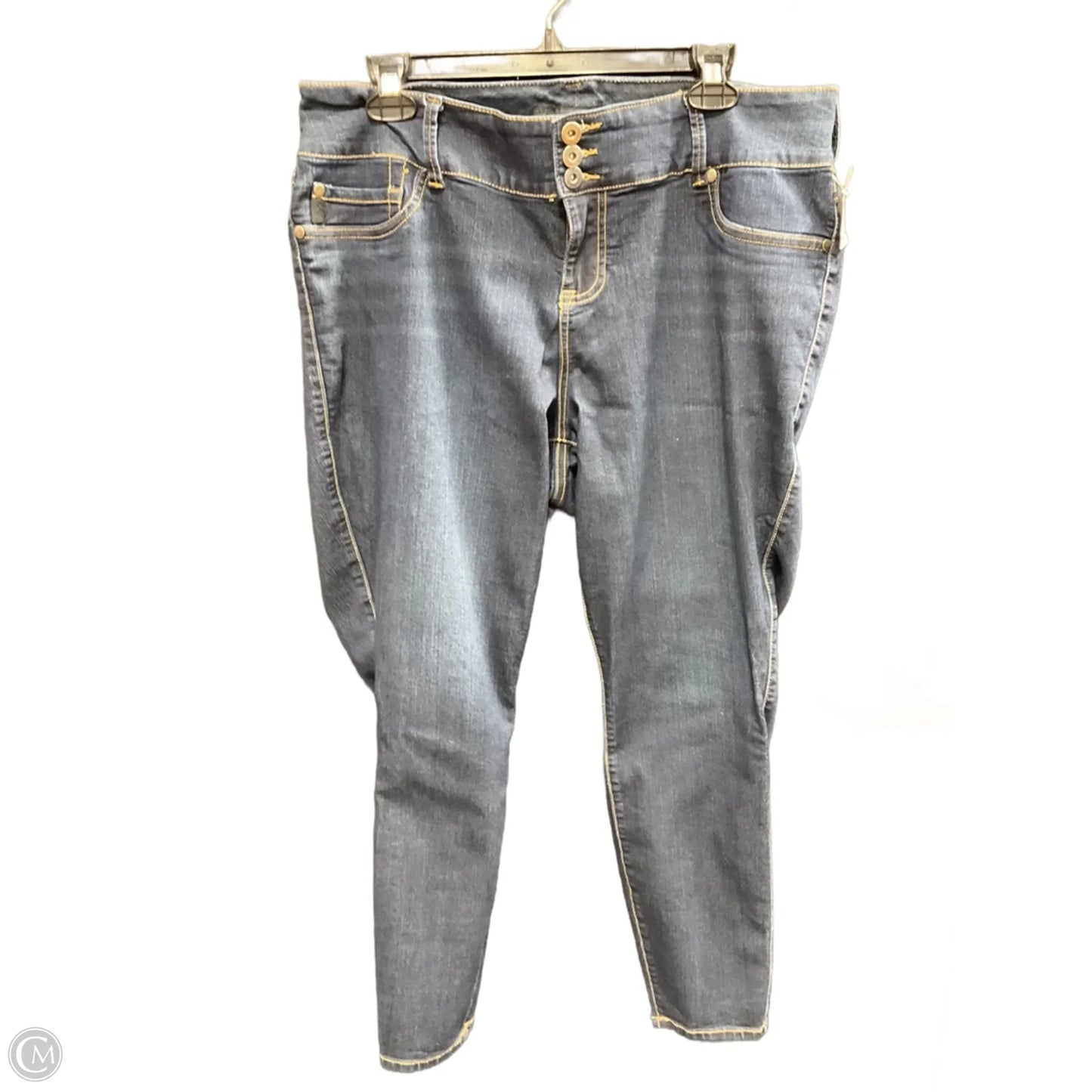 Jeans Skinny By Torrid In Blue Denim, Size: 16