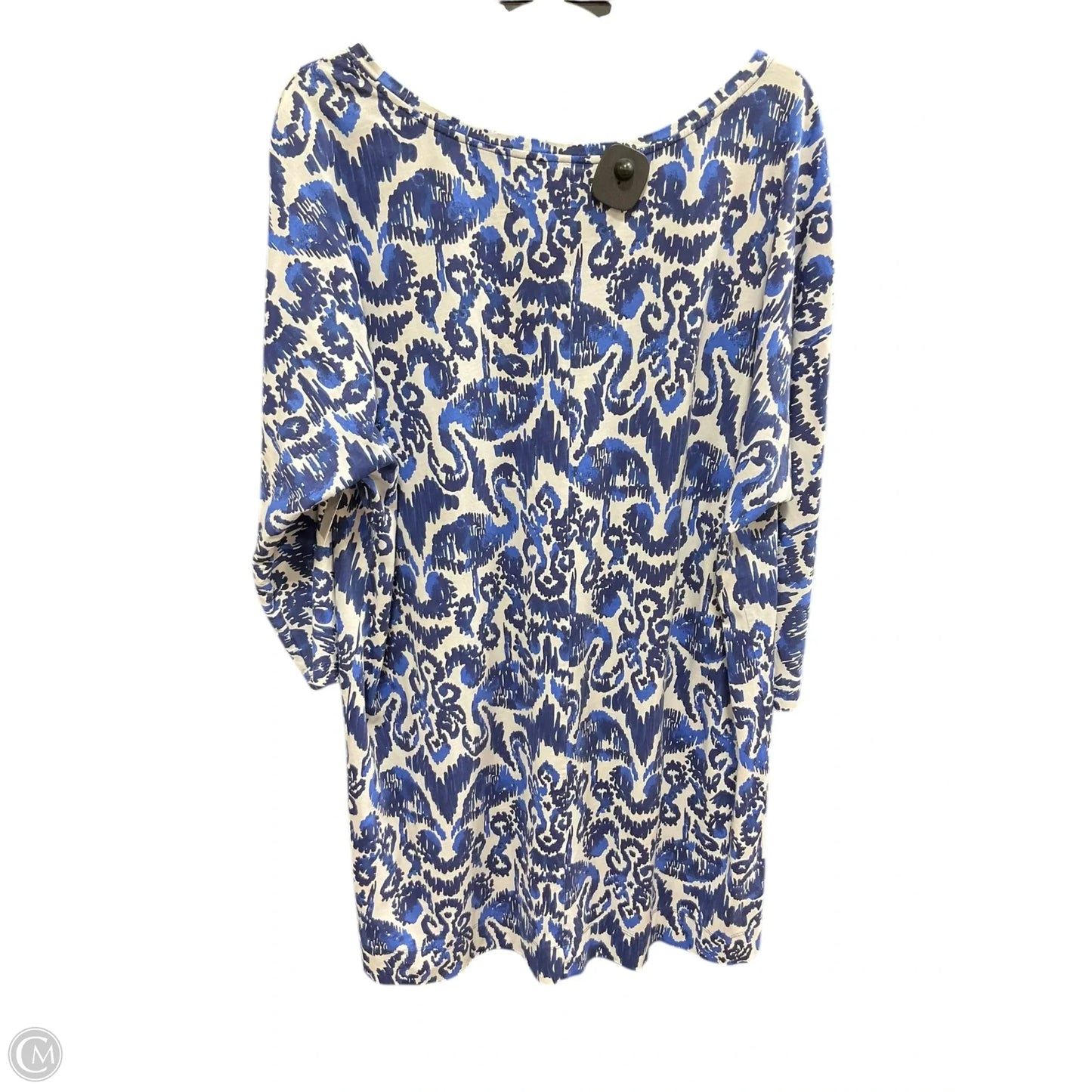 Top Long Sleeve Designer By Lilly Pulitzer In Blue, Size: Xl