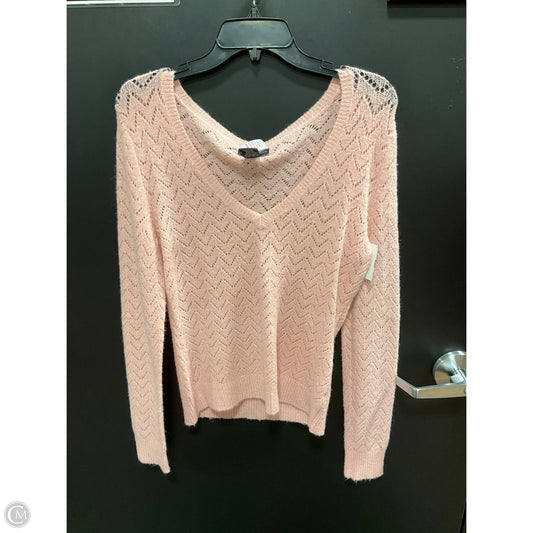 Sweater By New York And Co In Pink, Size: Xs