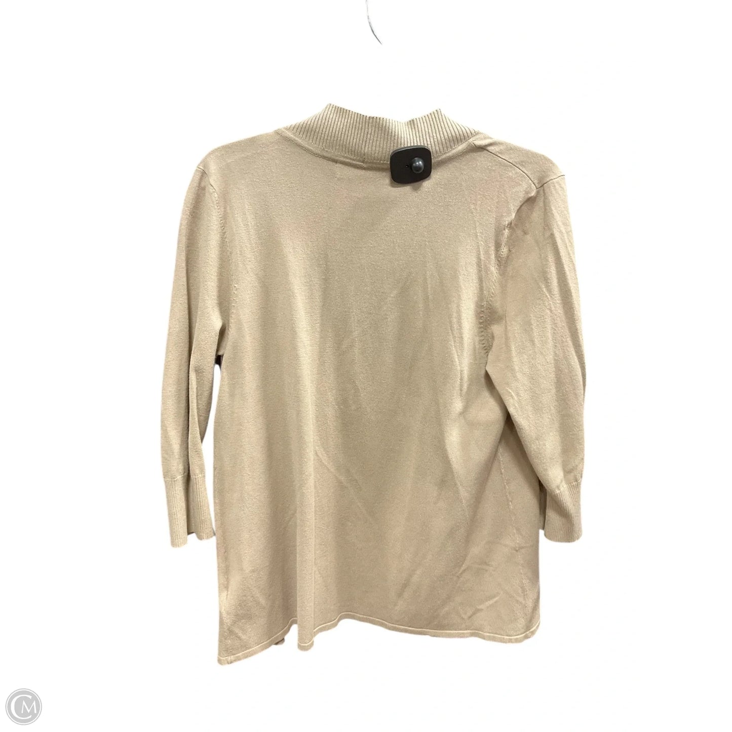 Cardigan By Laura Ashley In Tan, Size: Lp