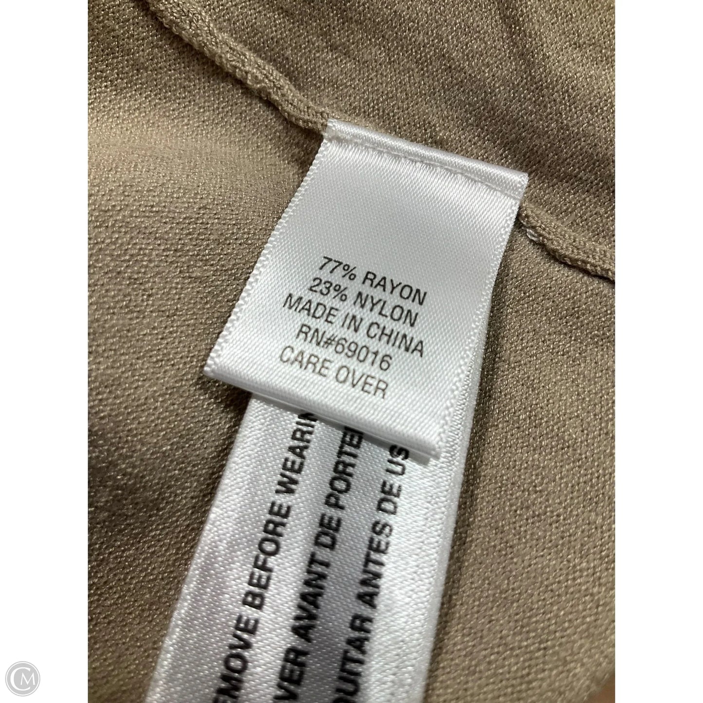 Cardigan By Laura Ashley In Tan, Size: Lp