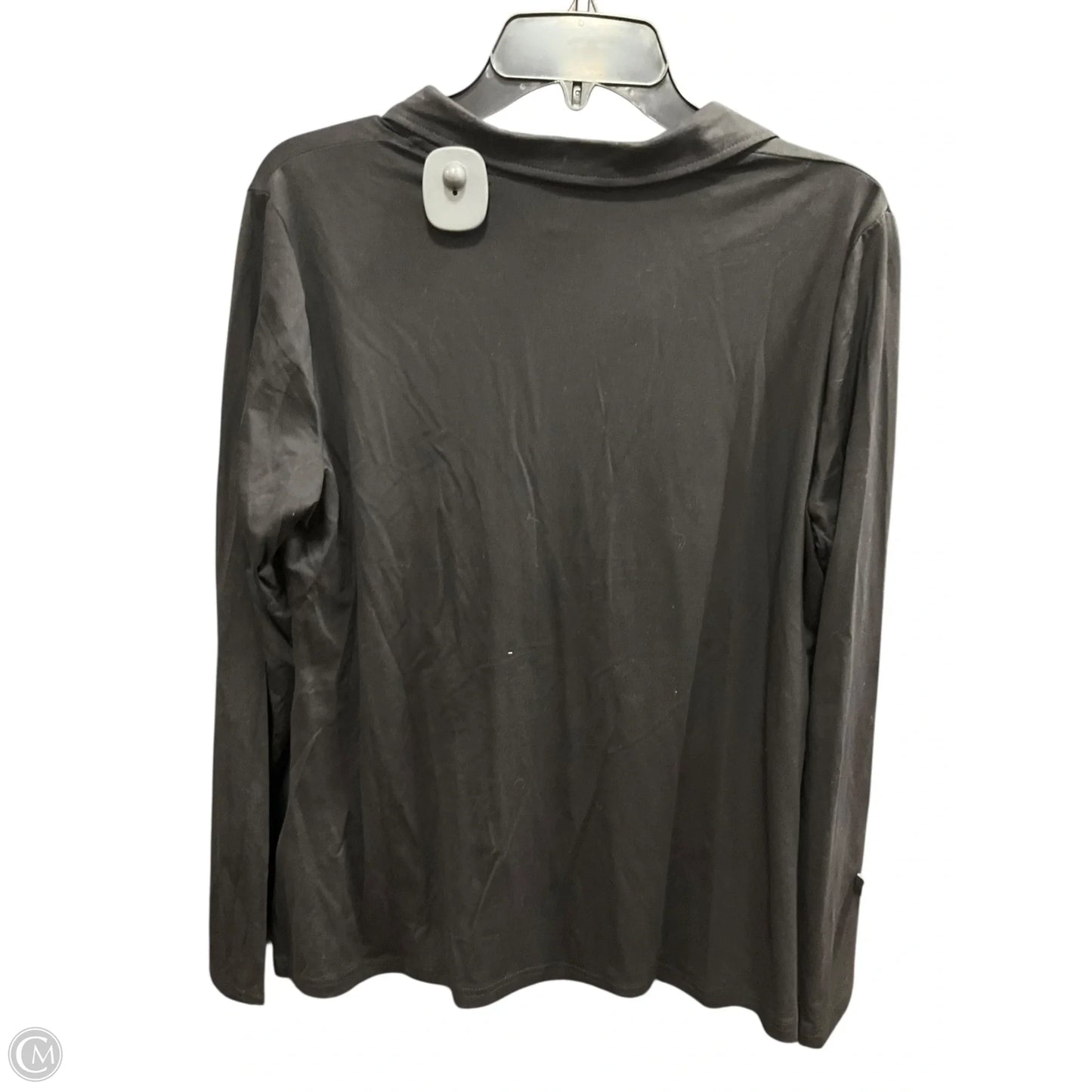 Blouse Long Sleeve By Modern Works In Black, Size: L