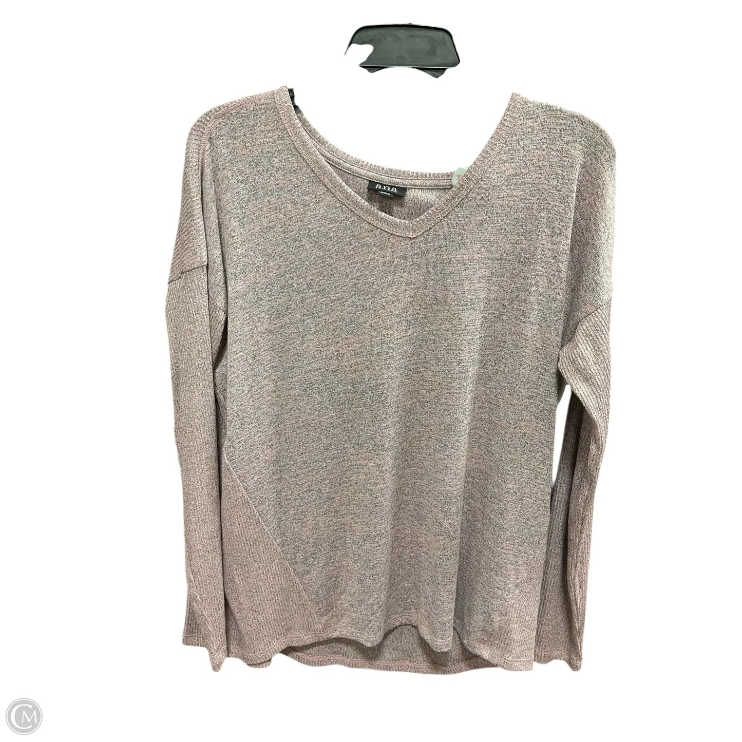 Top Long Sleeve By Ana In Pink, Size: M