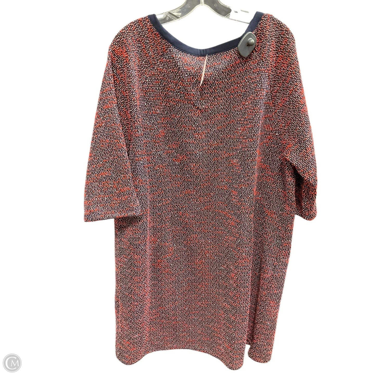 Dress Casual Short By Talbots In Blue & Red, Size: 2x