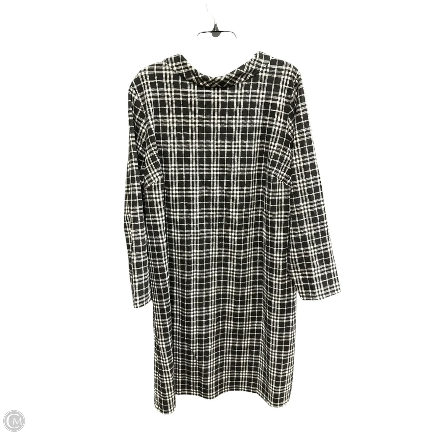 Dress Casual Short By Talbots In Black & White, Size: 2x