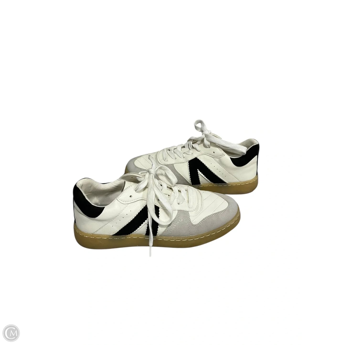 Shoes Sneakers By Mia In Black & White, Size: 7.5