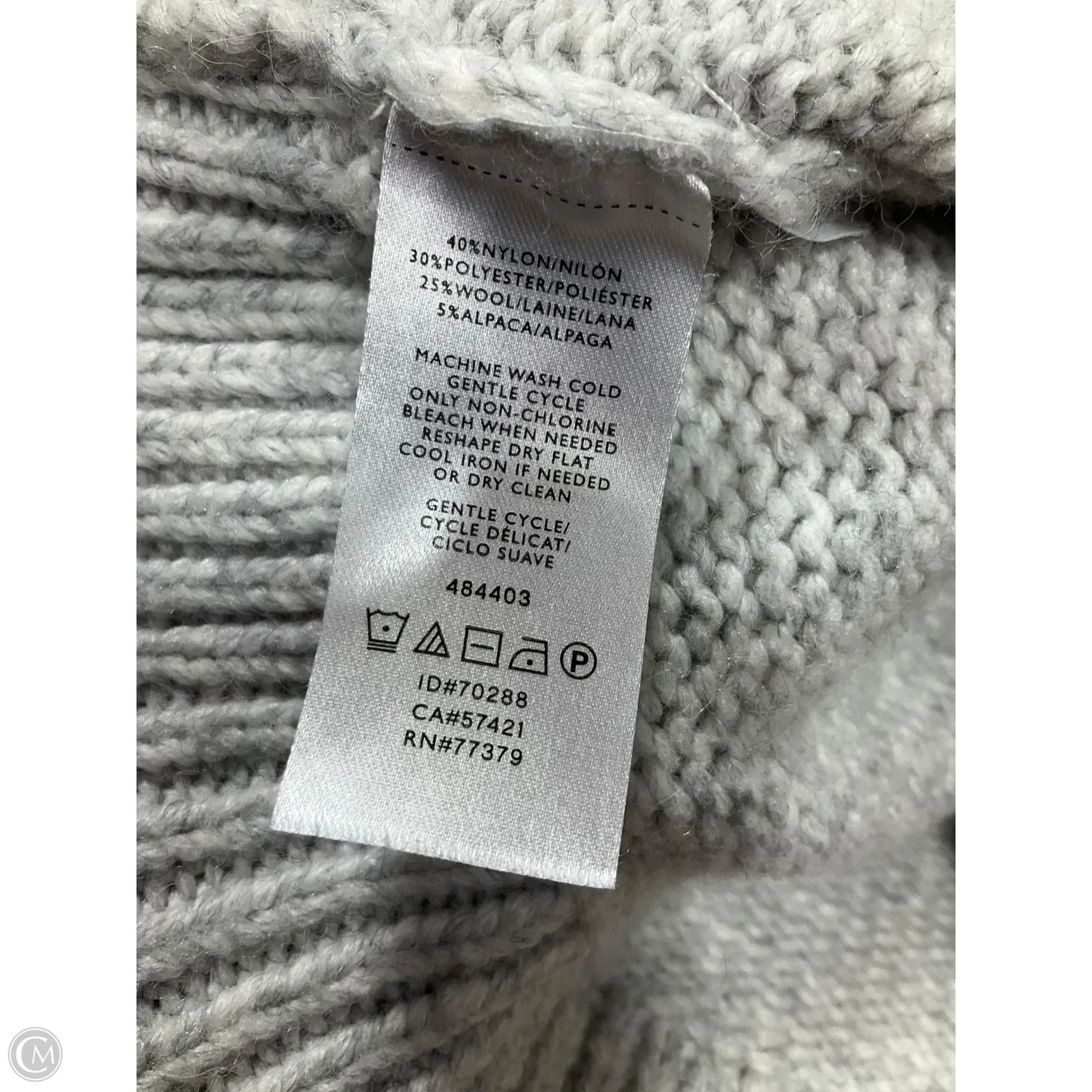 Sweater By Ann Taylor In Grey, Size: S