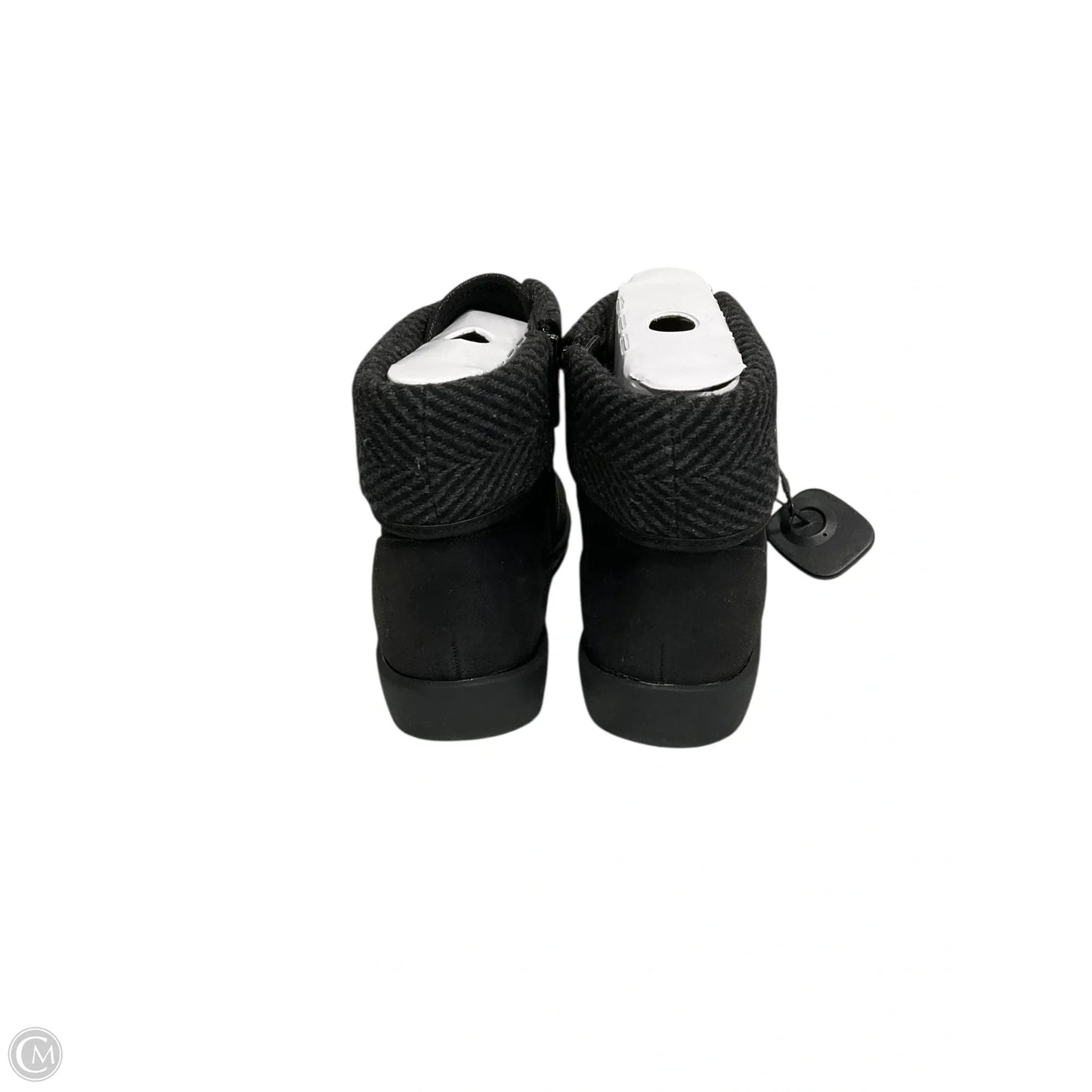 Boots Ankle Flats By Clarks In Black, Size: 9