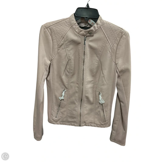 Jacket Moto By Express In Pink, Size: S