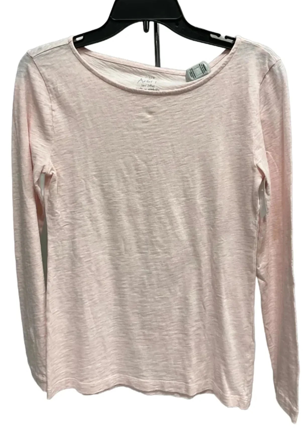 Top Long Sleeve Basic By J. Crew In Pink, Size: S
