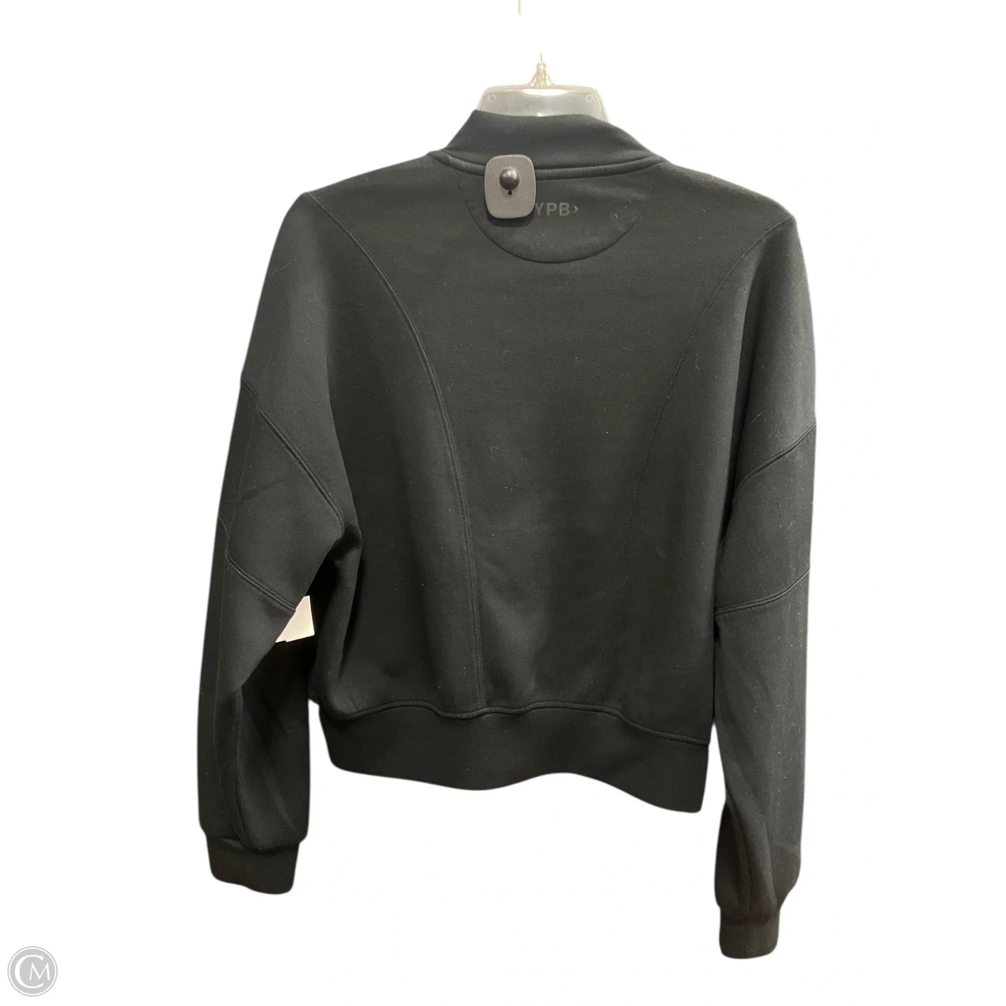 Athletic Jacket By Ypb In Black, Size: L