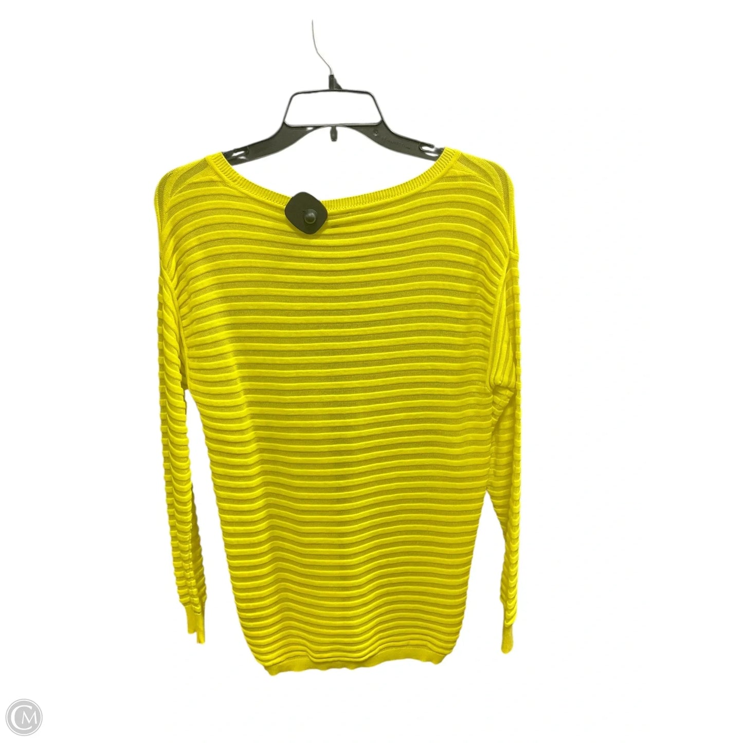 Top Long Sleeve By Vince Camuto In Yellow, Size: S