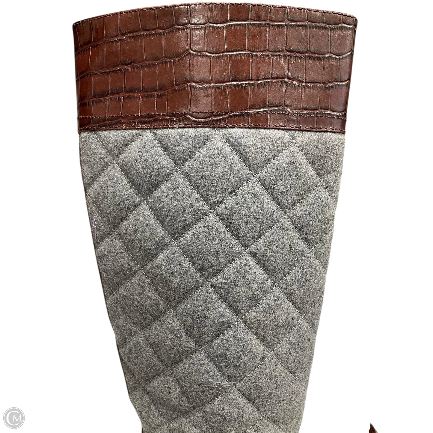 Boots Knee Flats By Sperry In Brown & Grey, Size: 6