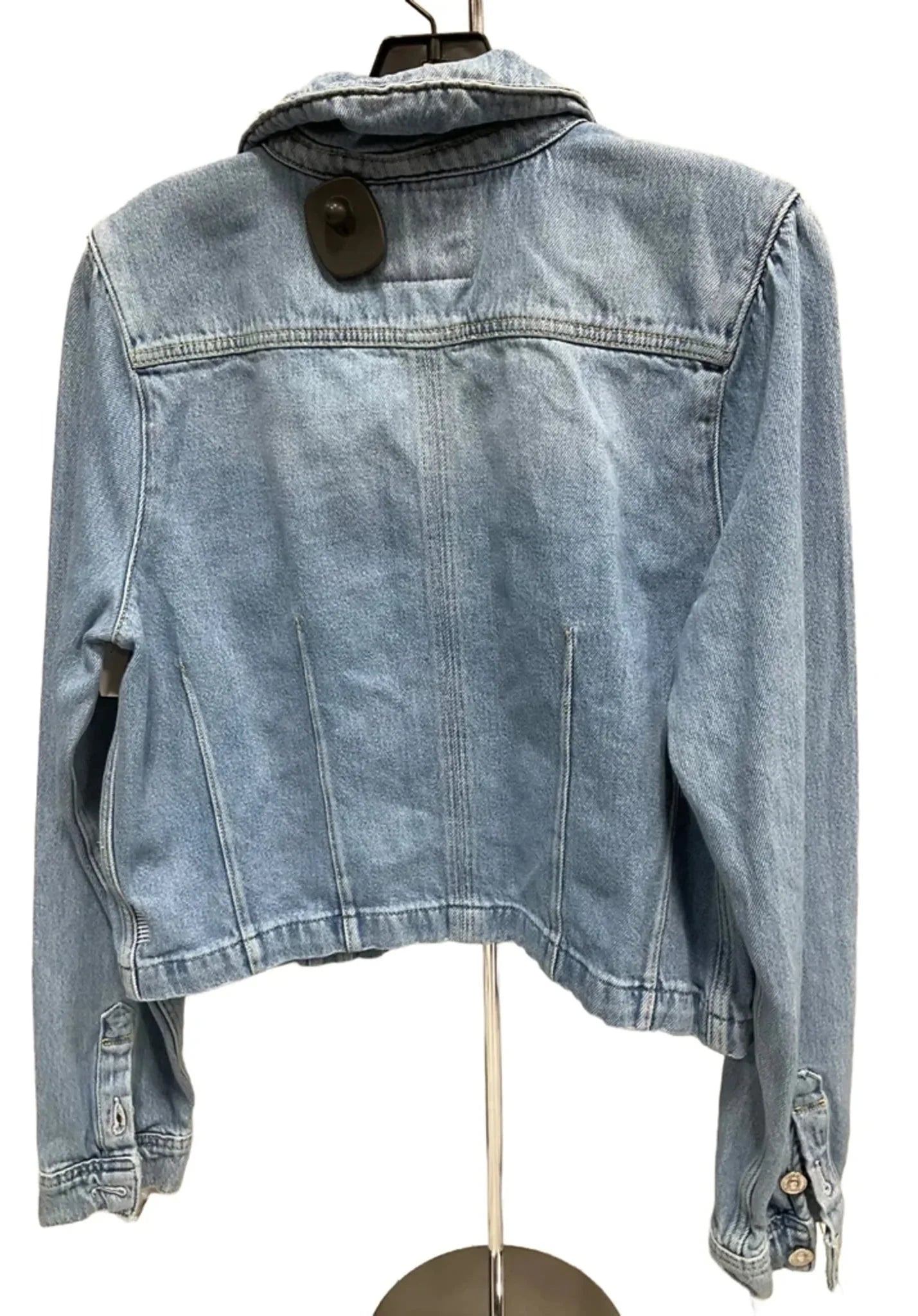 Jacket Denim By Paige In Blue Denim, Size: L