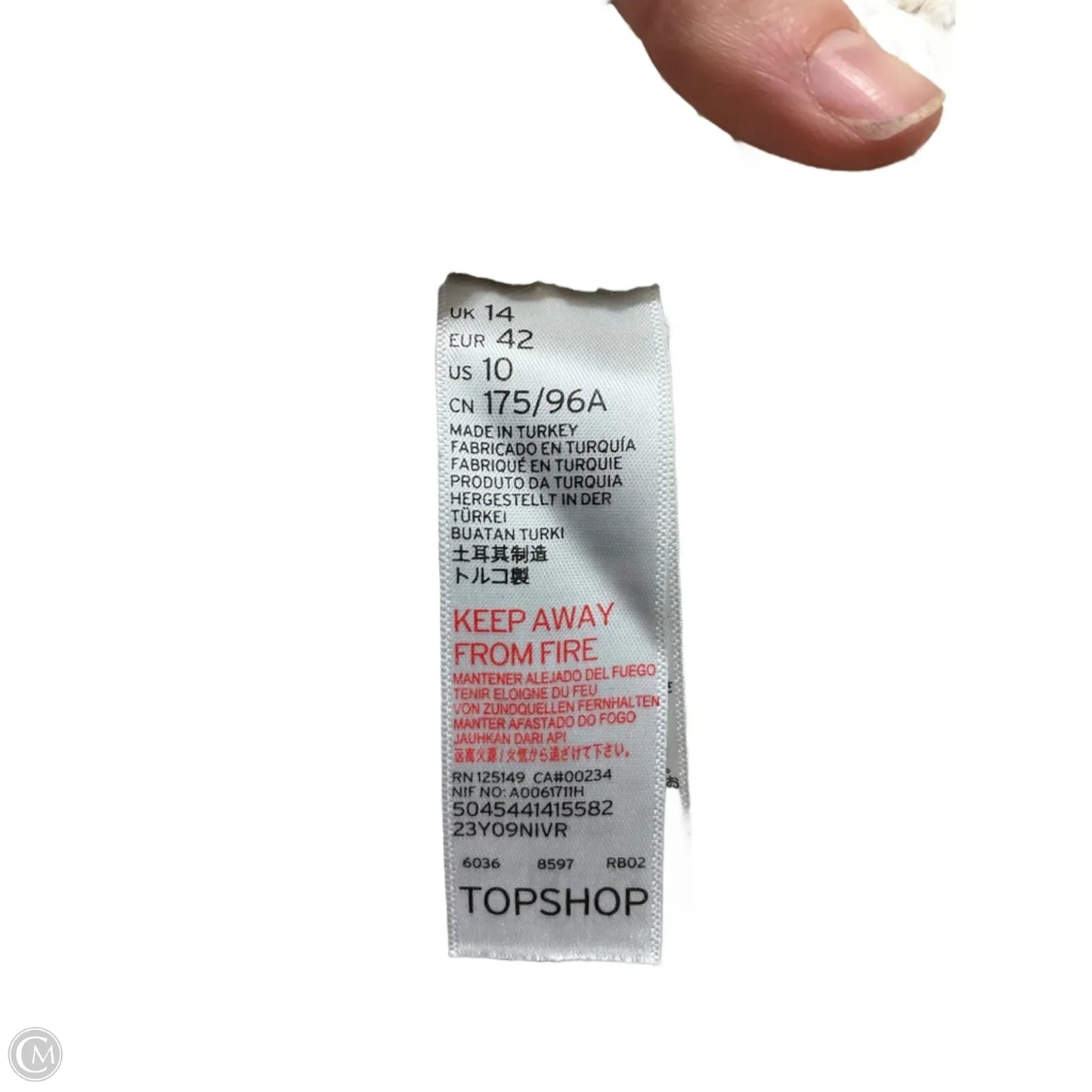 Sweater By Top Shop In White, Size: M