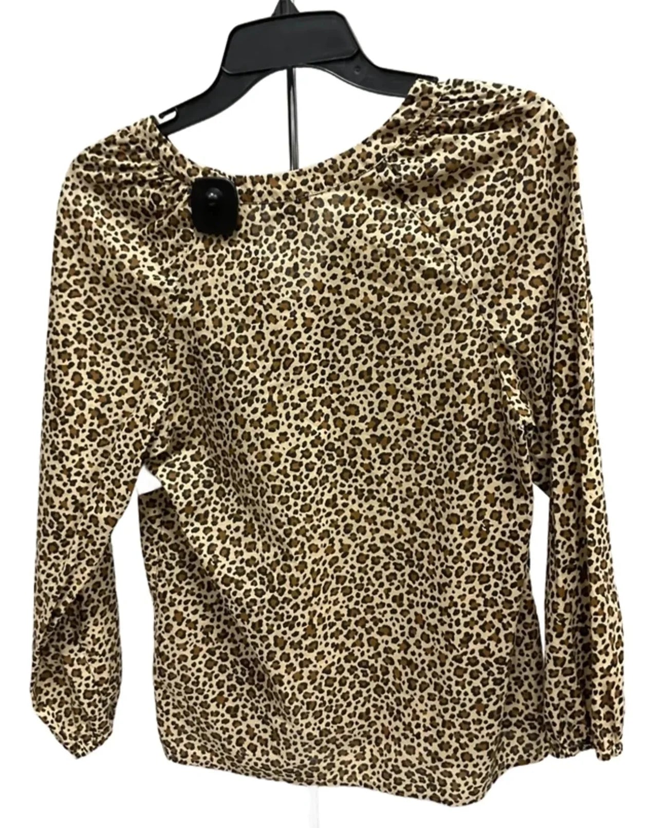Top Long Sleeve By J. Crew In Animal Print, Size: Xs
