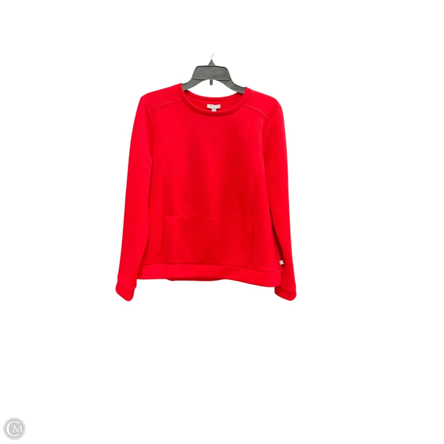 Top Long Sleeve By Talbots In Red, Size: M