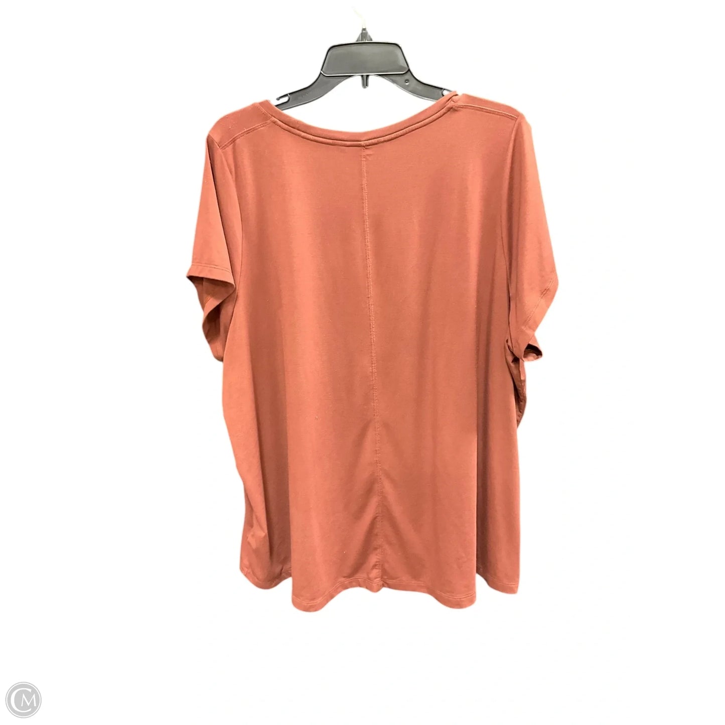 Athletic Top Short Sleeve By Athleta In Brown, Size: 2x