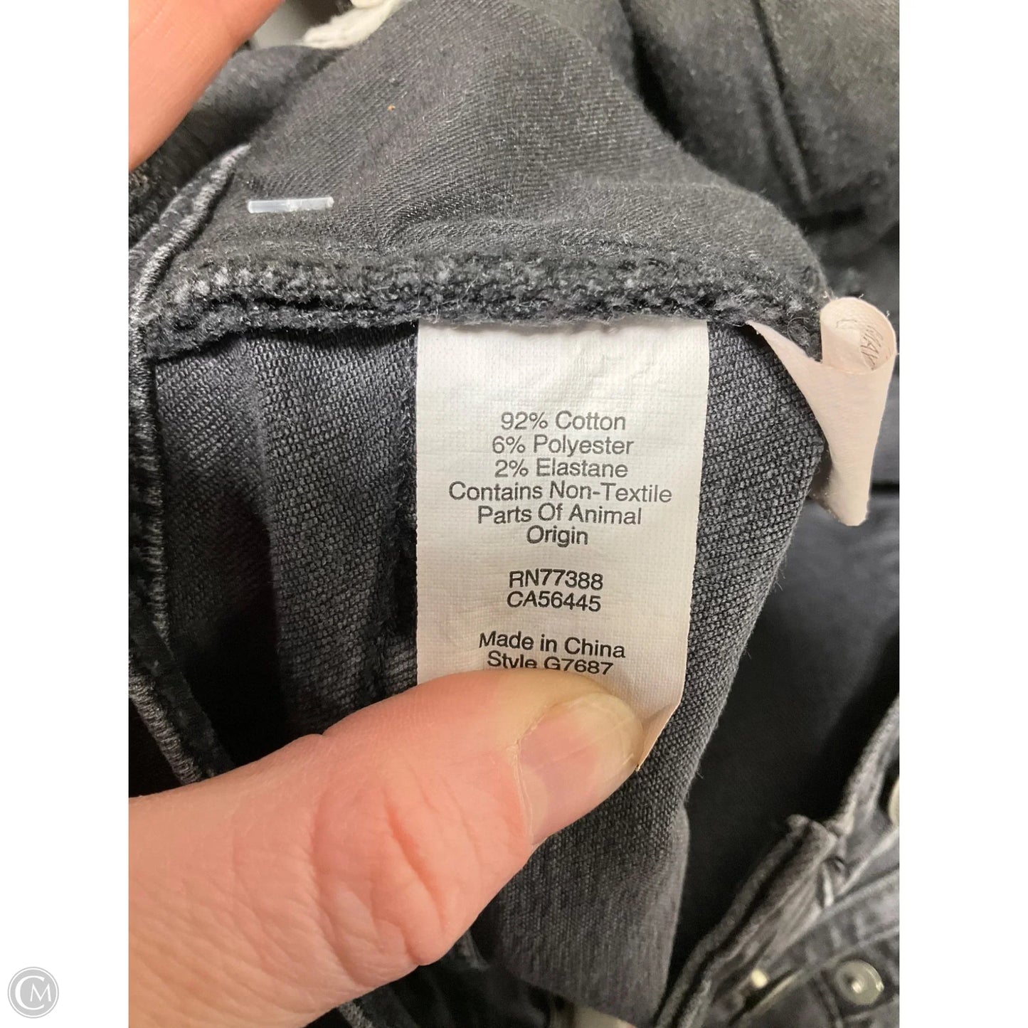 Jeans Boot Cut By Madewell In Black Denim, Size: 2