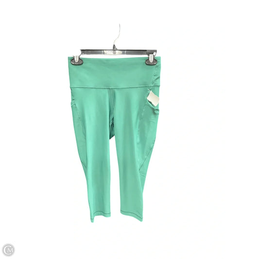Athletic Capris By Athleta In Green, Size: S